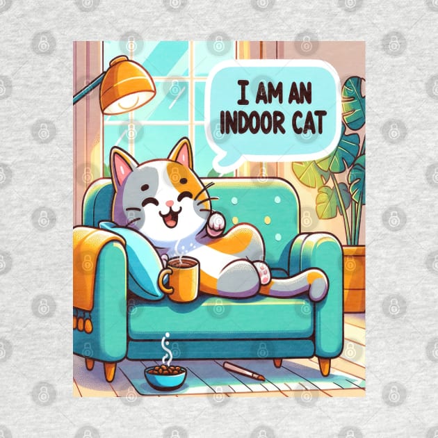 I Am An Indoor cat by TooplesArt